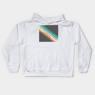 Disability pride flag Kids Hoodie